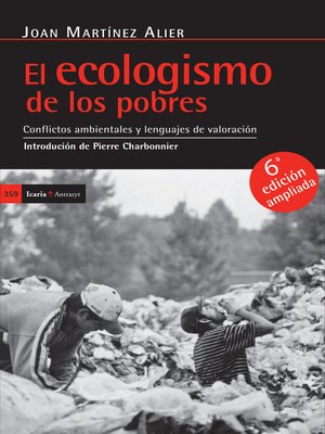 cover image of El ecologismo de los pobres